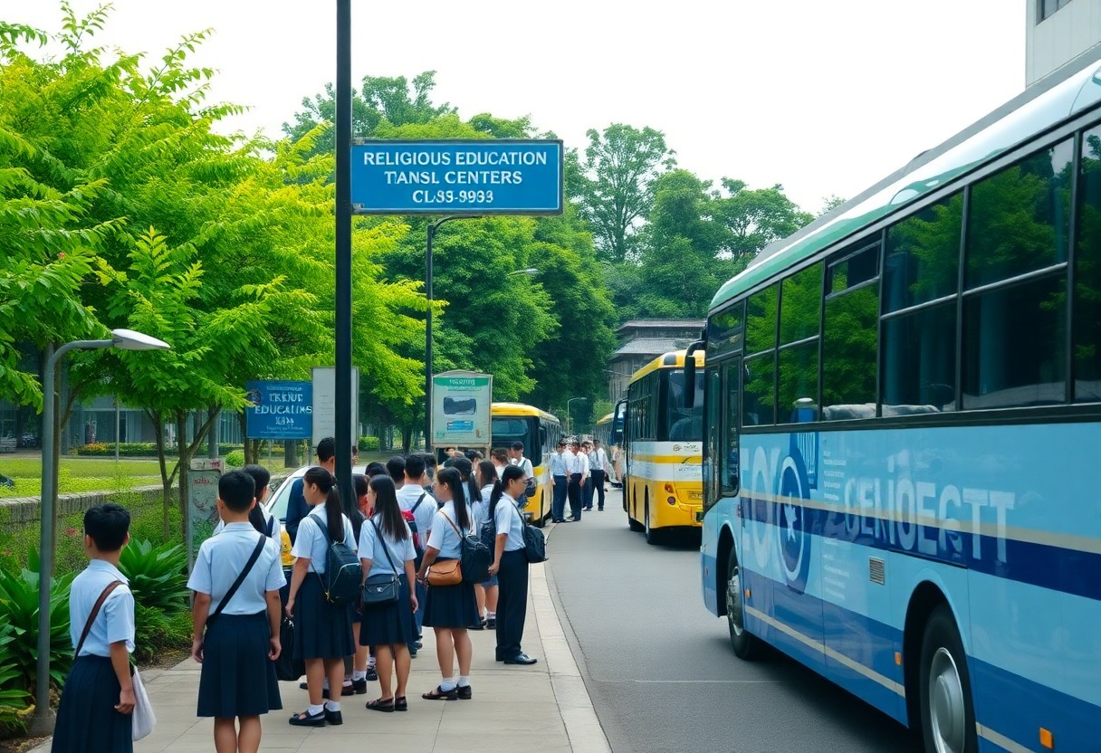 pusat transit anak sekolah dengan kelas agama Damansara