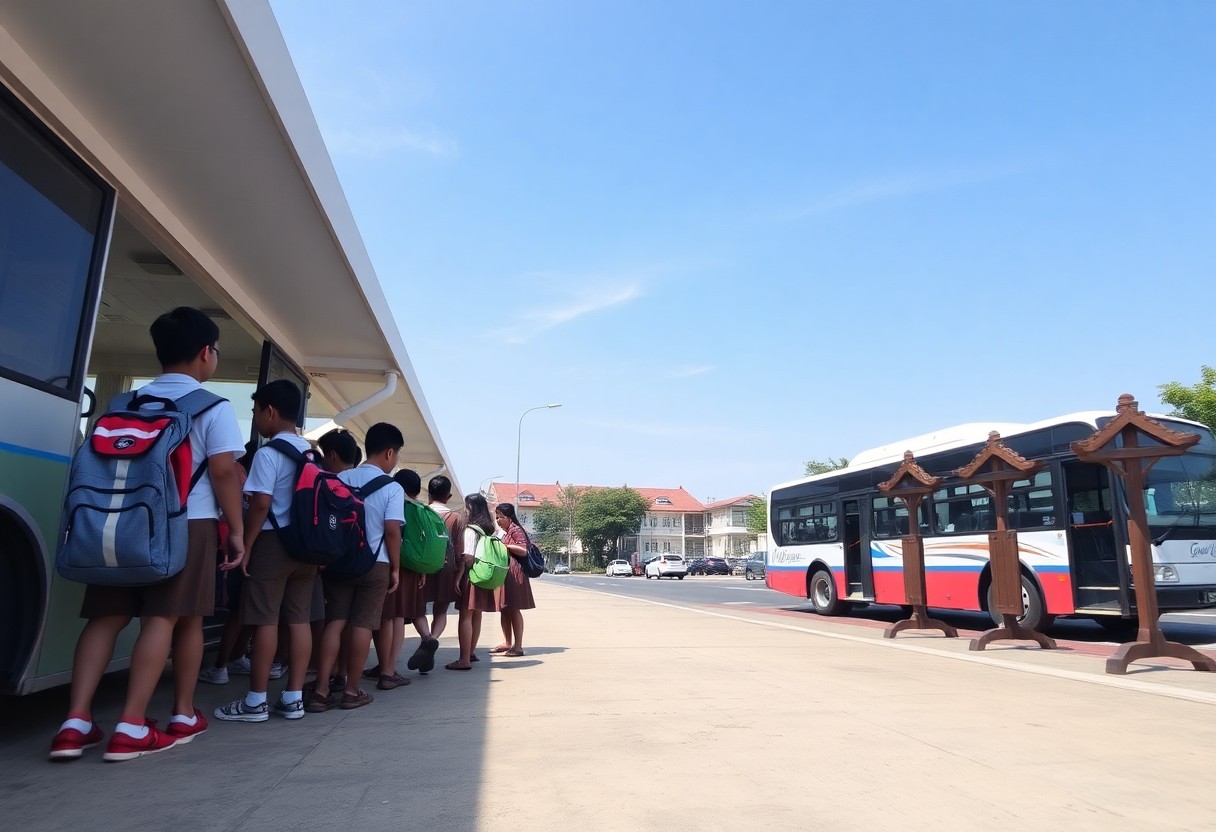 transit pelajar sekolah rendah dengan kelas mengaji Subang Bestari